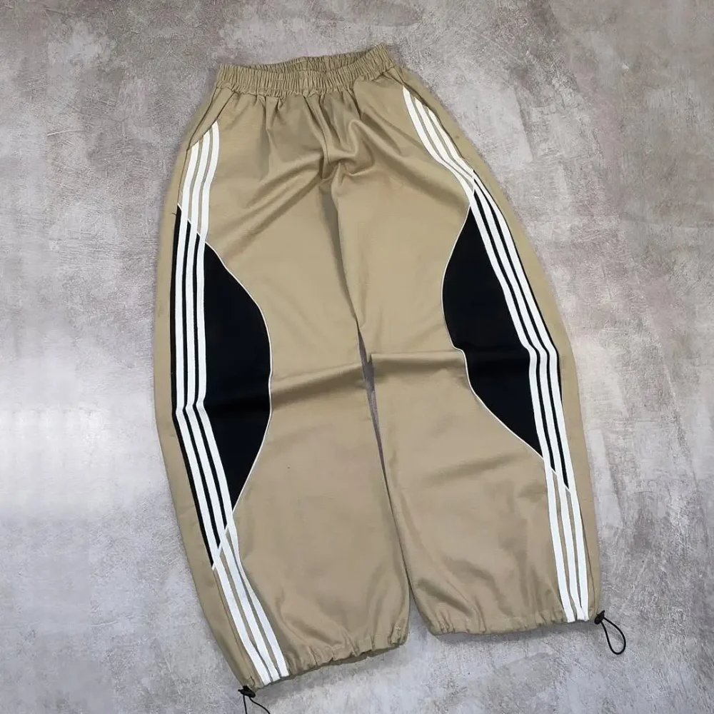 High-End Men's Casual Trousers Made of Nylon Stitching Craftsmanship and a Loose Fit - Image 5
